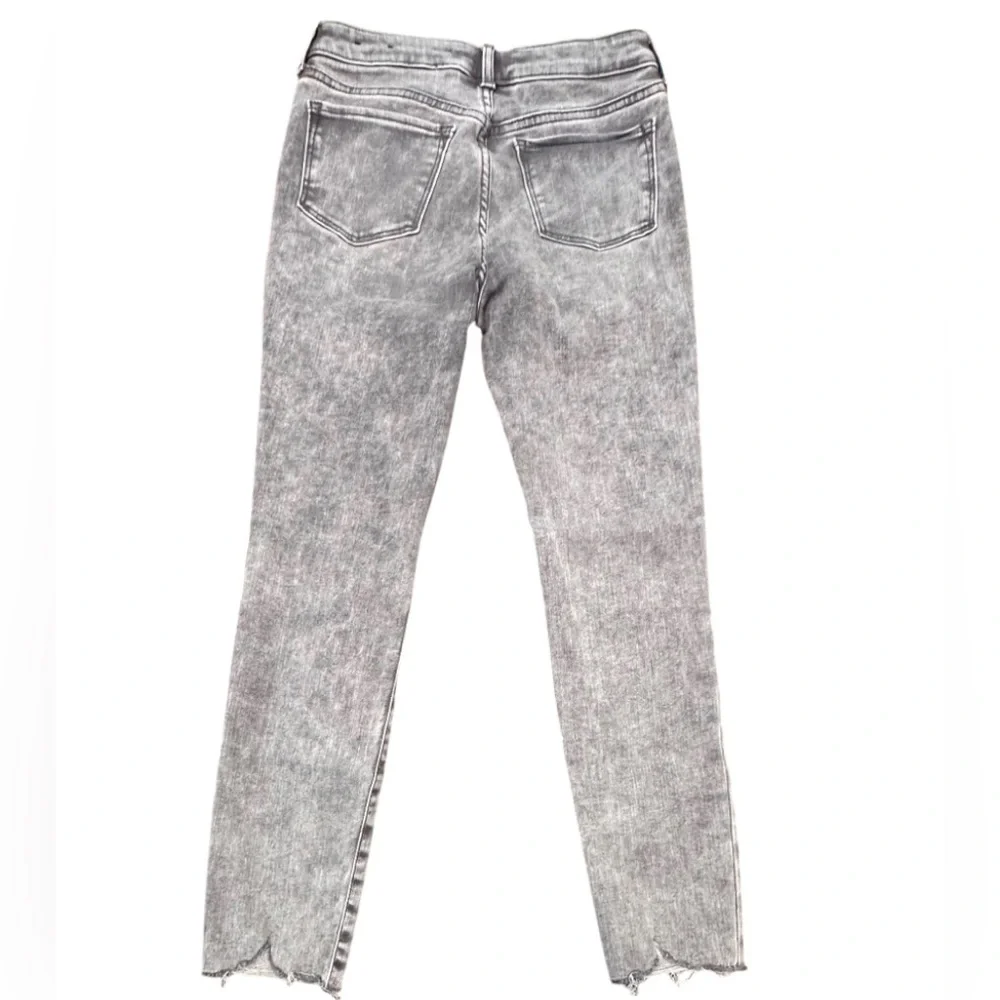 GAP Denim | Girls’ High Rise Destructed Grey Wash Ankle Jeggings | Size 14 | NEW